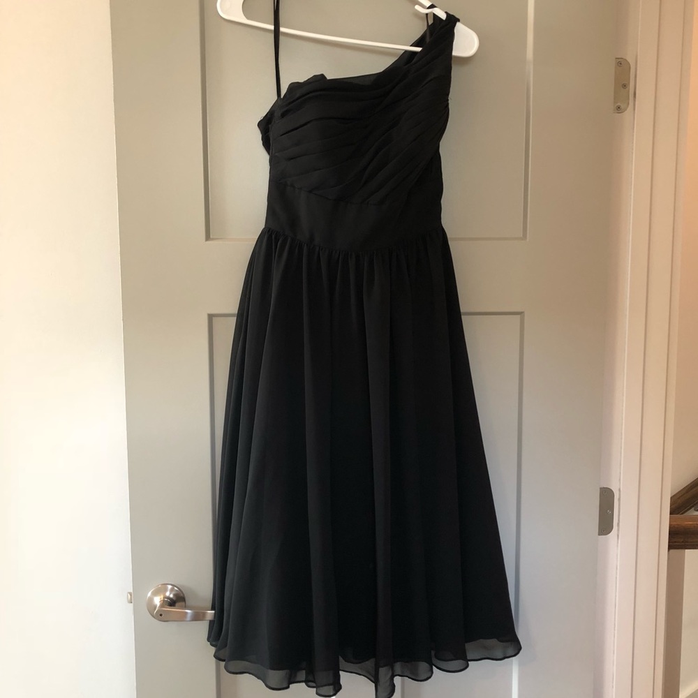 Black One Shoulder Dress